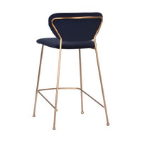 Sunpan Odesa Counter Stool Abbington Navy / Dillon Cream