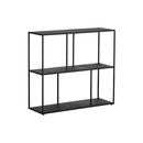 Sunpan Eiffel Low Bookcase - Black in Small / Medium / Large