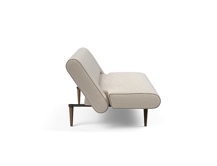 Innovation Living Unfurl Sofa in Dark Wood Legs