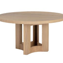 Sunpan Elma Dining Table 60'' in Ash Grey / Natural