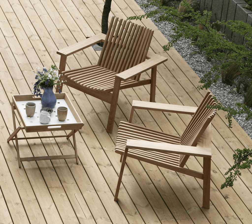 Cane-Line Amaze Lounge Chair Stackable Teak