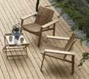 Cane-Line Amaze Lounge Chair Stackable Teak