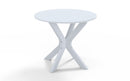 Telescope Casual Wexler Marine Grade Polymer 23" Round End Table with Rustic Top