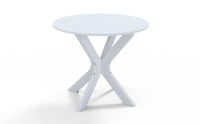 Telescope Casual Wexler Marine Grade Polymer 23" Round End Table with Rustic Top