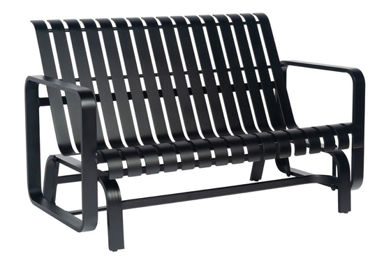 Woodard Colfax Love Seat Glider
