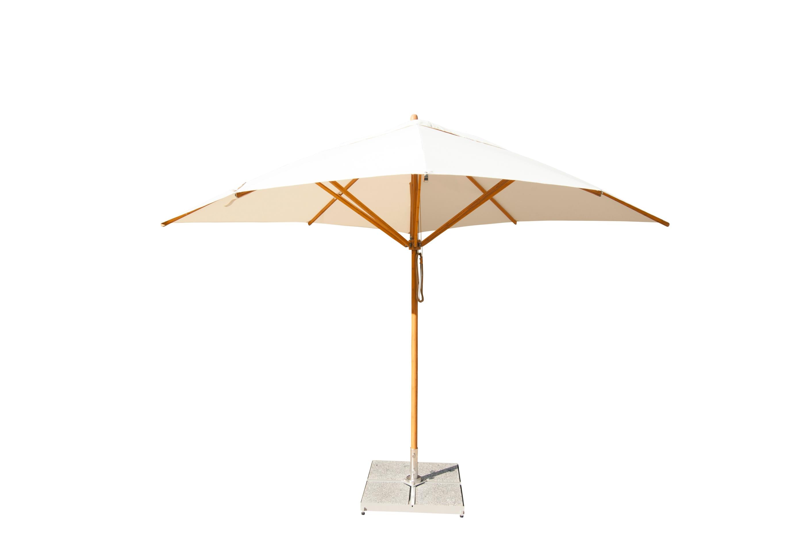 Bambrella Levante 3.4m Square Bamboo Umbrella
