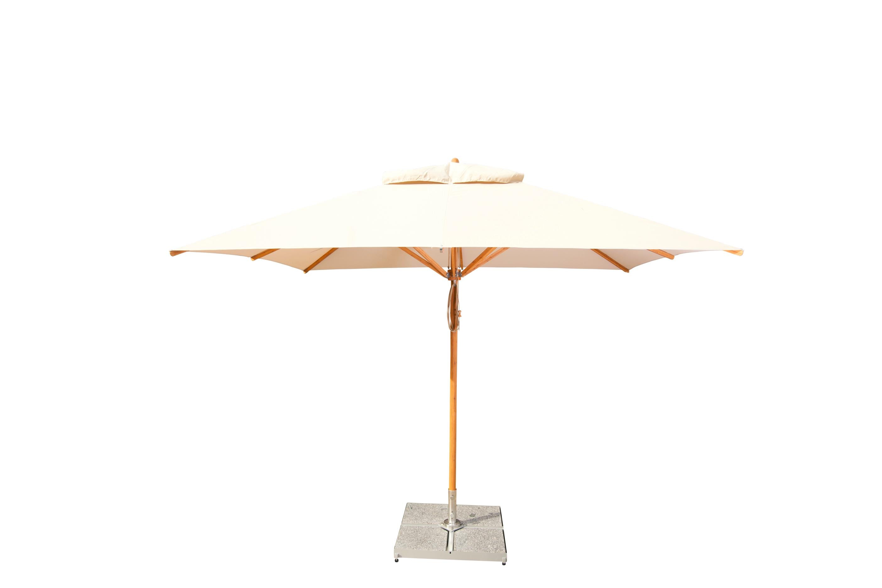 Bambrella Levante 2.5 x 3.5m (8.5 x 11.5) Rectangle Bamboo Umbrella