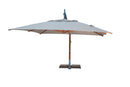 Bambrella Levante 2.5 x 3.5m (8.5 x 11.5) Rectangle Side Wind Bamboo Cantilever Umbrella