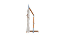 Bambrella Levante 2.5 x 3.5m (8.5 x 11.5) Rectangle Side Wind Bamboo Cantilever Umbrella