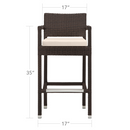 DecoScape Zen Bar Arm Chair- California Sand