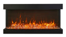 Amantii 60" Unit - 14 1/4" In Depth 3 Sided Glass Fireplace