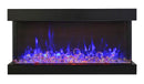 Amantii 60" Unit - 14 1/4" In Depth 3 Sided Glass Fireplace