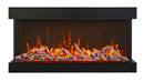 Amantii 60" Unit - 14 1/4" In Depth 3 Sided Glass Fireplace