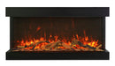 Amantii 40" Unit - 14 1/4" In Depth 3 Sided Glass Fireplace