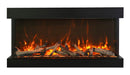 Amantii 60" Unit - 14 1/4" In Depth 3 Sided Glass Fireplace