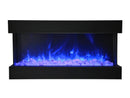 Amantii 40" 3 Sided Glass Electric Fireplace Built-in Only