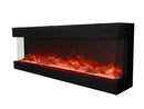 Amantii 70" 3 Sided Glass Electric Fireplace Built-in Only