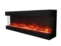 Amantii 70" 3 Sided Glass Electric Fireplace Built-in Only