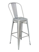Florida Seating Industrial Barstool - Clearcoat & Solid Colors