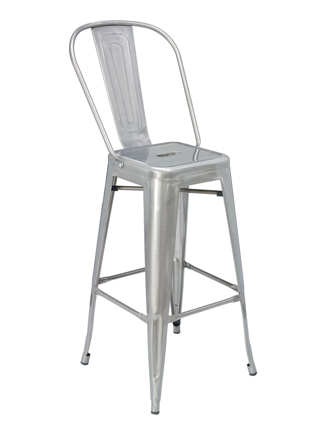 Florida Seating Industrial Barstool - Clearcoat & Solid Colors