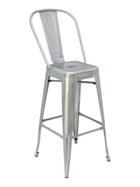 Florida Seating Industrial Barstool - Clearcoat & Solid Colors