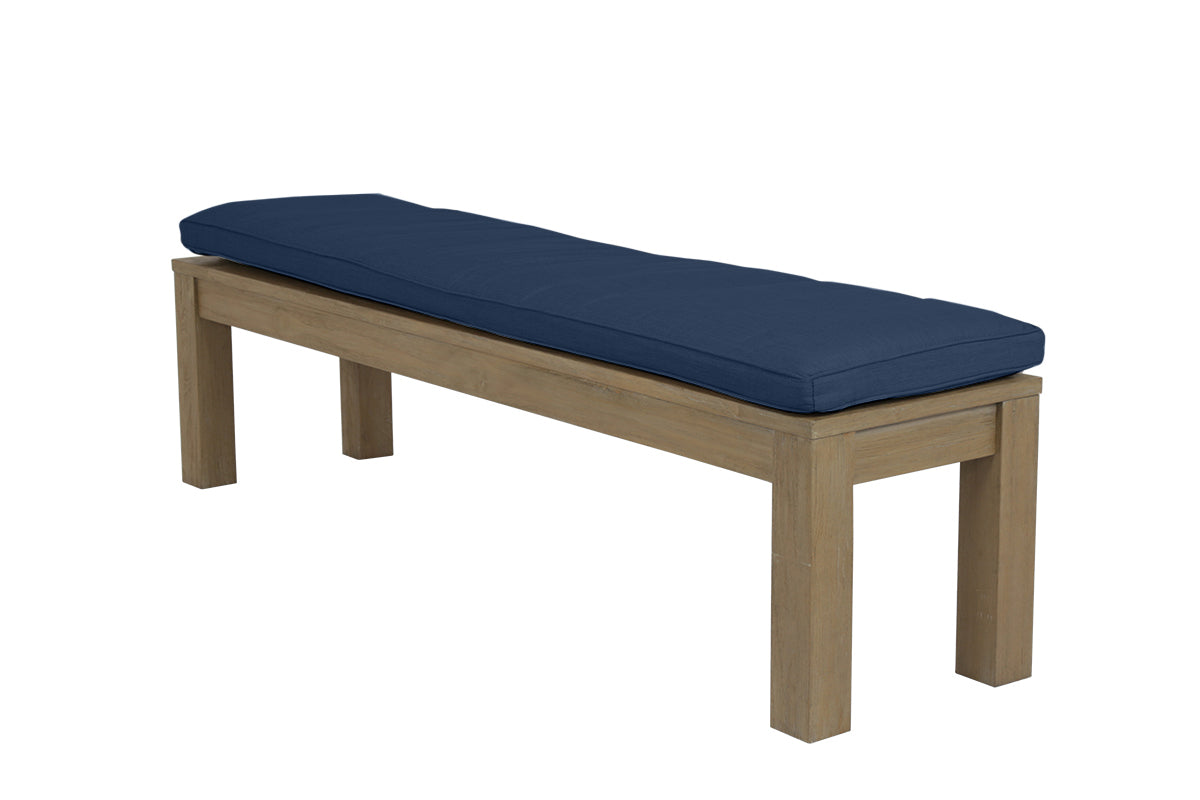 Sunset West Dining Bench in Coastal Teak