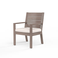 Sunset West Aluminum Laguna Dining Chair with Cushion