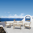 Compamia Artemis XL Club Chair in Taupe with Sunbrella Seat Cushion in Natural - Set of Two