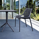 Compamia Air Bistro Set 3 Piece Black/Dark Gray/Taupe/White