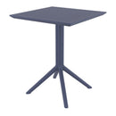 Compamia Air Bistro Set 3 Piece Black/Dark Gray/Taupe/White