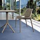 Compamia Air Bistro Set 3 Piece Black/Dark Gray/Taupe/White