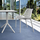 Compamia Air Bistro Set 3 Piece Black/Dark Gray/Taupe/White