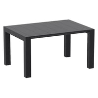 Compamia Air Extension Dining Set 5 Piece in Black/Dark Gray/Taupe/White