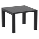 Compamia Air Extension Dining Set 5 Piece in Black/Dark Gray/Taupe/White