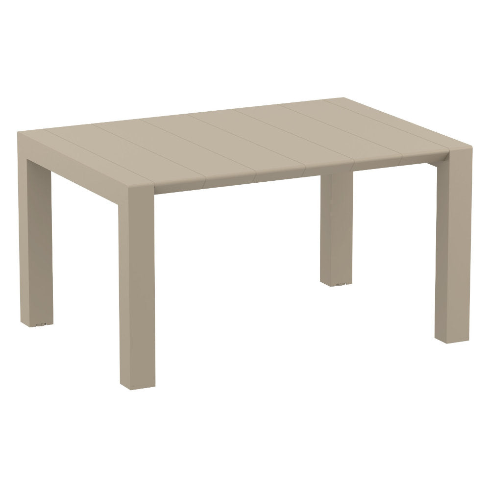 Compamia Air Extension Dining Set 5 Piece in Black/Dark Gray/Taupe/White