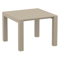 Compamia Air Extension Dining Set 5 Piece in Black/Dark Gray/Taupe/White
