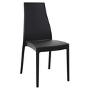 Compamia Miranda Dining Set with 6 Chairs Black/White