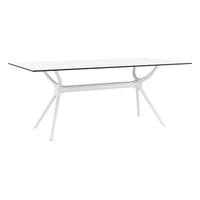 Compamia Miranda Dining Set with 6 Chairs Black/White