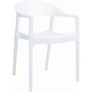 Compamia Carmen Modern Dining Chair White Seat - Set of 2