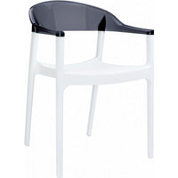 Compamia Carmen Modern Dining Chair White Seat - Set of 2