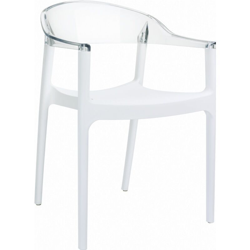 Compamia Carmen Modern Dining Chair White Seat - Set of 2