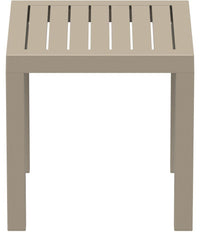 Compamia Ocean Square Resin Side Table