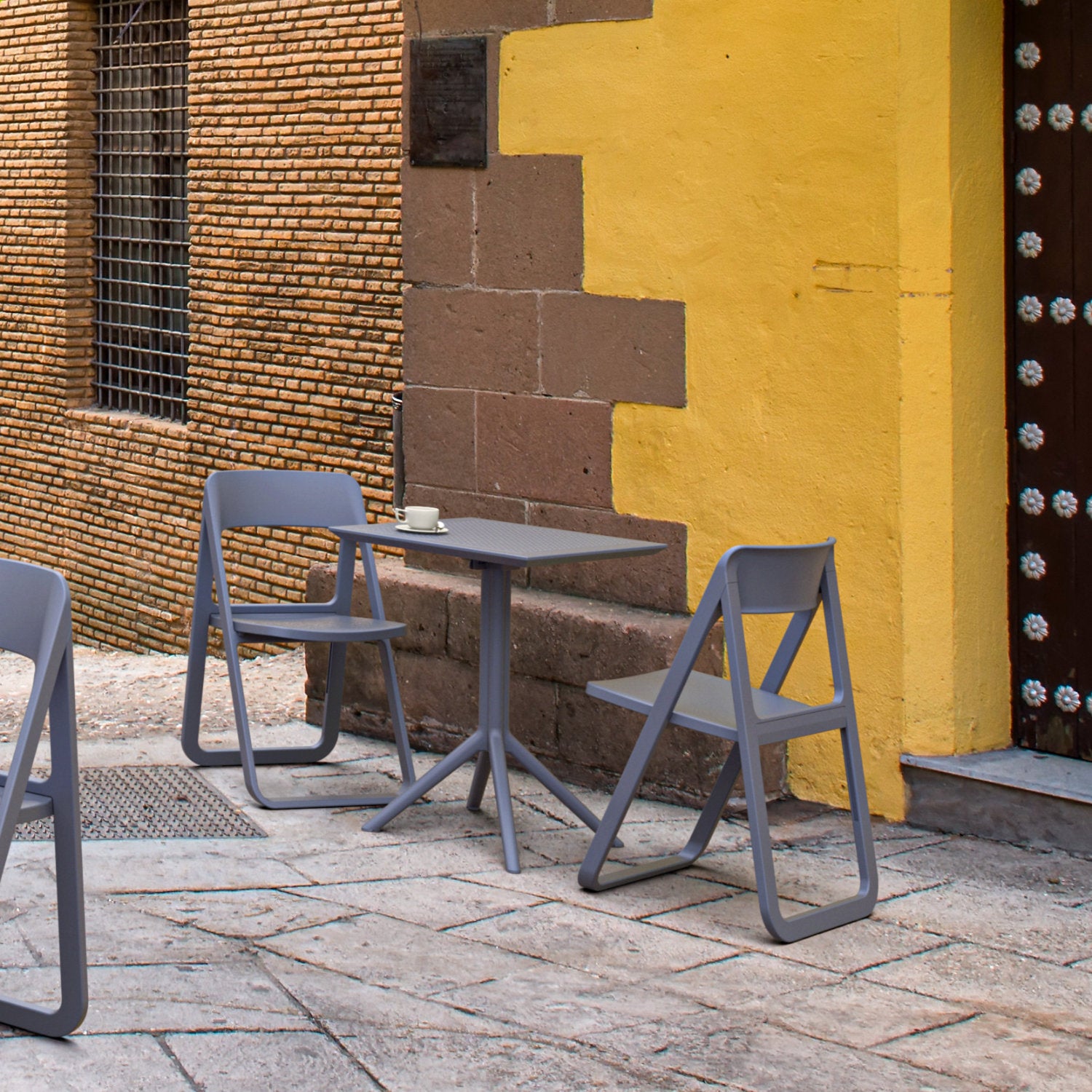 Compamia Dream Folding Outdoor Chair Black/Dark Gray/Taupe/Olive Green/Red/White