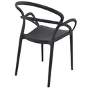 Compamia Mila Dining Arm Chair Black/White/Dark Gray/Dove Gray/Red/Yellow Set of 2