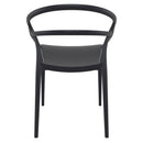 Compamia Mila Dining Arm Chair Black/White/Dark Gray/Dove Gray/Red/Yellow Set of 2