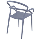 Compamia Mila Dining Arm Chair Black/White/Dark Gray/Dove Gray/Red/Yellow Set of 2