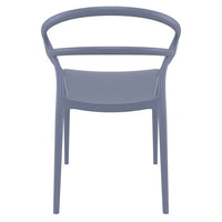 Compamia Mila Dining Arm Chair Black/White/Dark Gray/Dove Gray/Red/Yellow Set of 2
