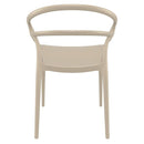 Compamia Mila Dining Arm Chair Black/White/Dark Gray/Dove Gray/Red/Yellow Set of 2