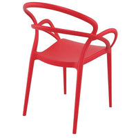 Compamia Mila Dining Arm Chair Black/White/Dark Gray/Dove Gray/Red/Yellow Set of 2
