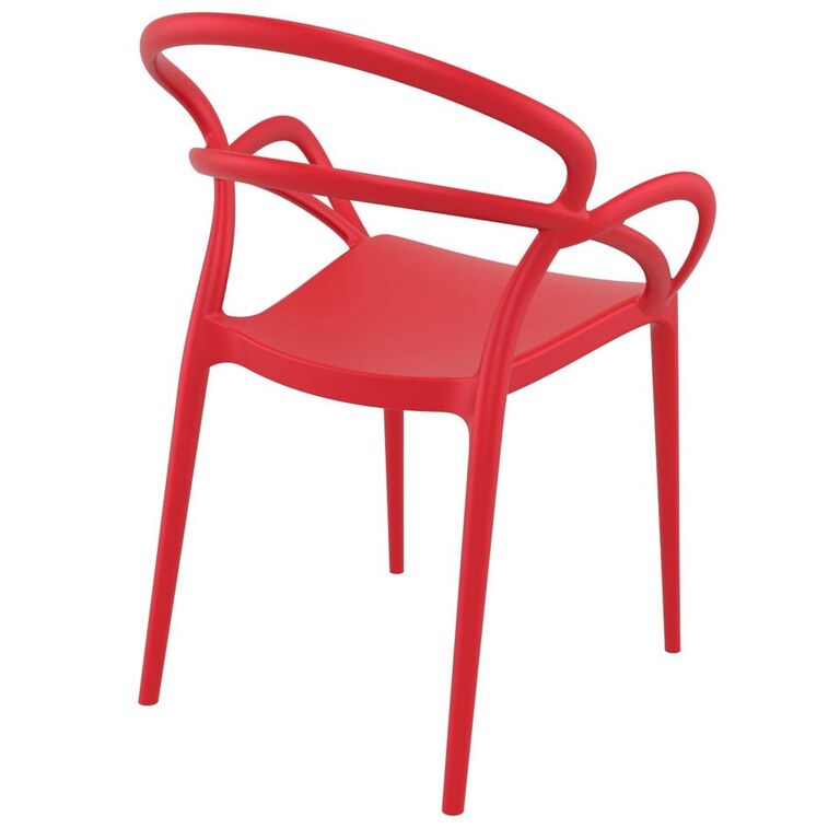 Compamia Mila Dining Arm Chair Black/White/Dark Gray/Dove Gray/Red/Yellow Set of 2